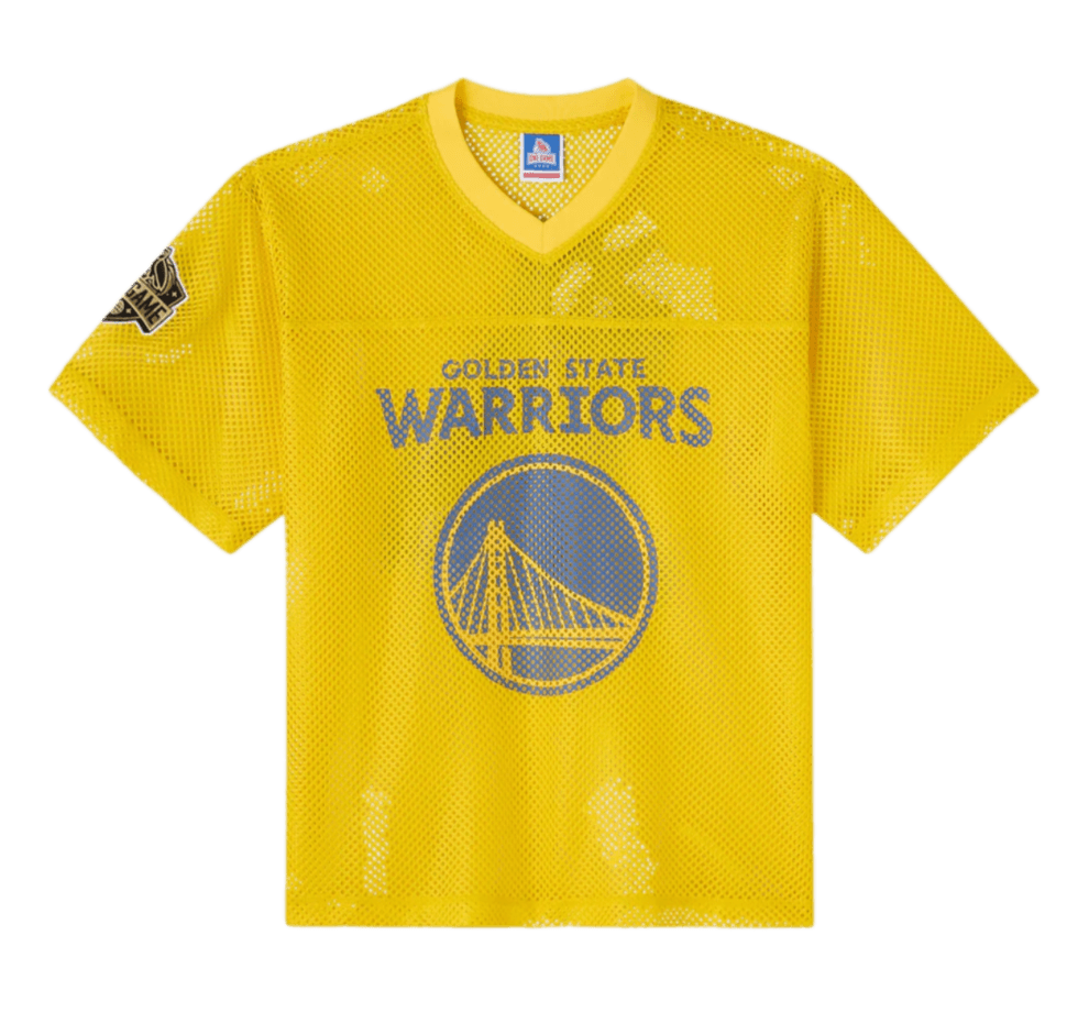 OvO NBA Golden State Warriors Mesh Jersey - Yellow