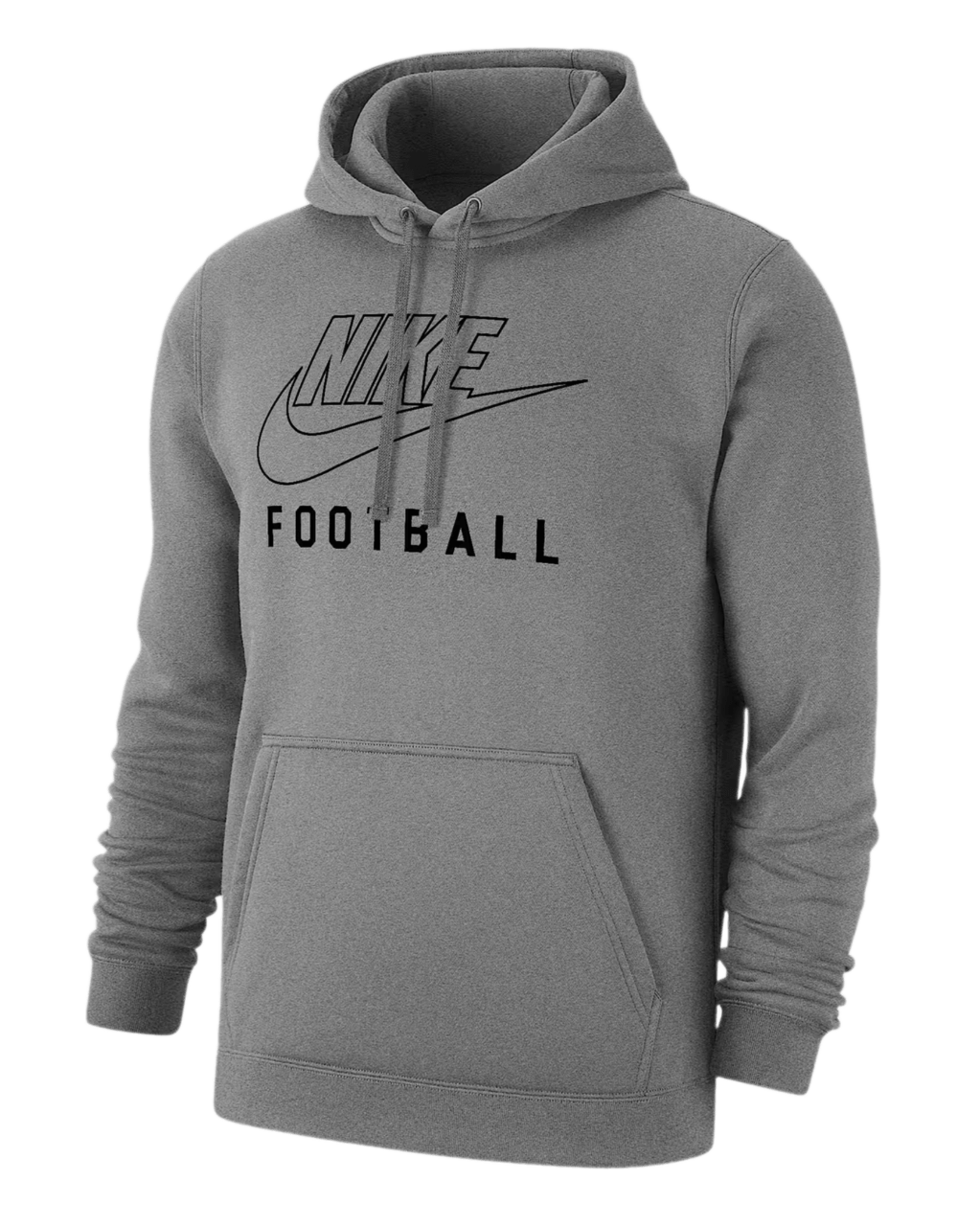 Nike Swoosh Club Fleece Football - Dark Grey Heather