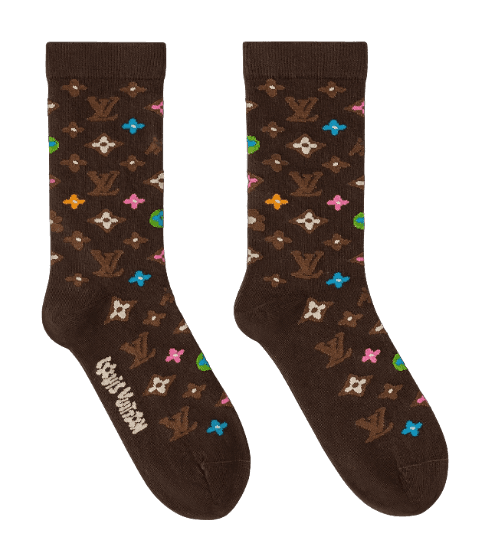 Louis Vuitton Monogram Craggy Socks - Brown