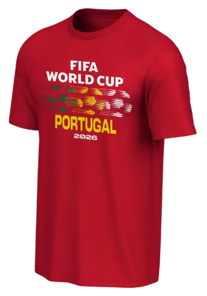 FIFA World Cup 2026 Portugal Ball Graphic T-Shirt - Unisex