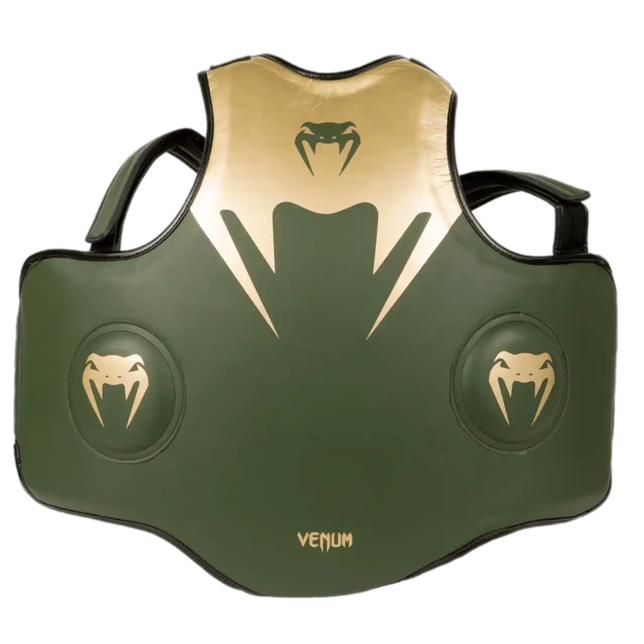 Venum Pro Boxing Body Protector - Khaki/Gold