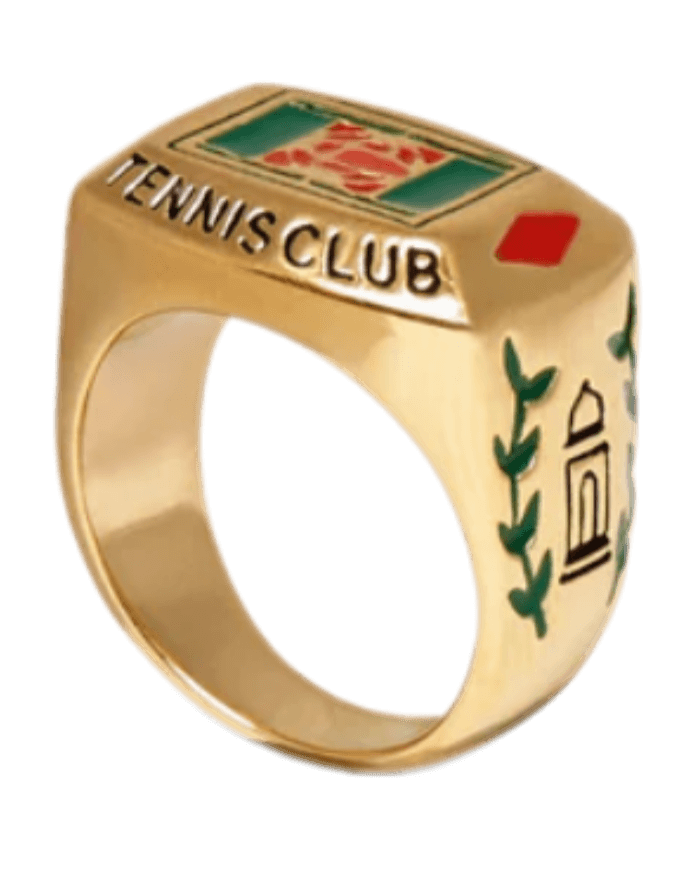 Casablanca Tennis Club Ring - Gold