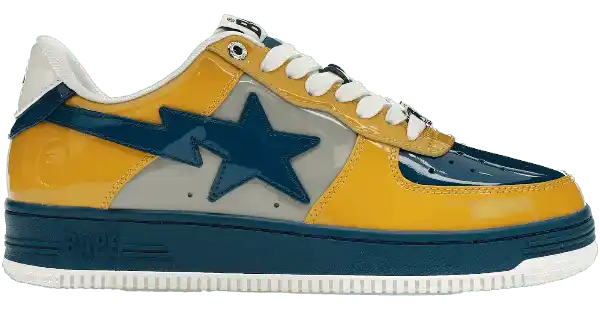 A Bathing Ape Bape Sta - Nostalgic Blue Yellow