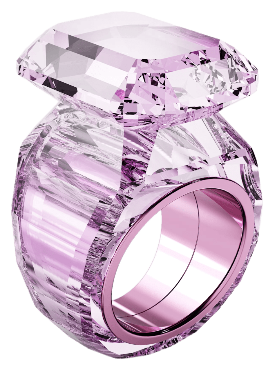 Swarovski Lucent Cocktail Ring - Pink