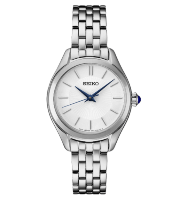 Seiko Essential White Dial (SUR537) - 29mm, Steel