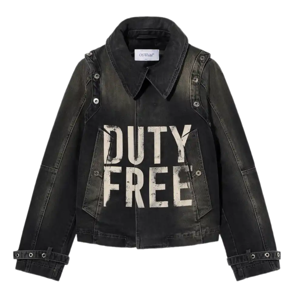 Off-White Duty Free Denim Jacket - Black