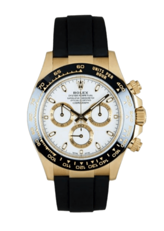 Rolex Daytona White Dial - 40mm, Yellow Gold (2021)