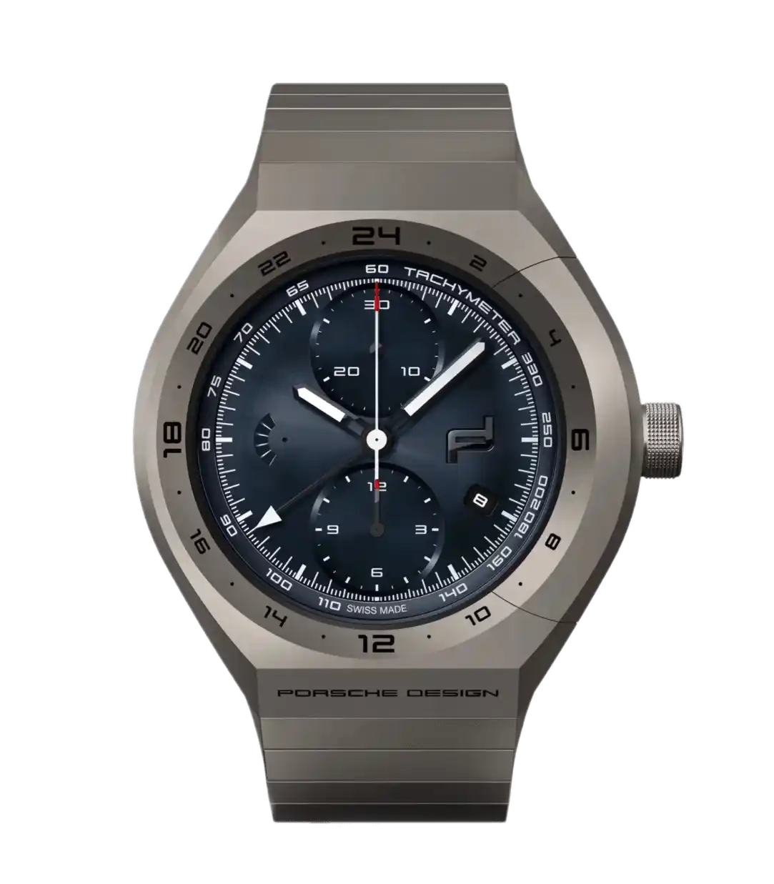 Porsche Monobloc Actuator GMT-Chronotimer - Dark Blue