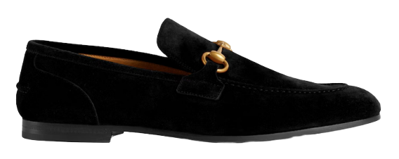 Gucci Jordaan Loafer - Black Suede