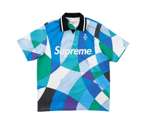 Supreme Emilio Pucci Soccer Jersey - Blue