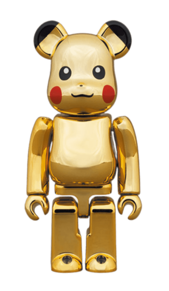 Bearbrick Pikachu 1000% - Gold Chrome Ver.