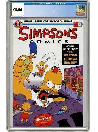 Bongo Simpsons Comics 1 Comic Book CGC Graded