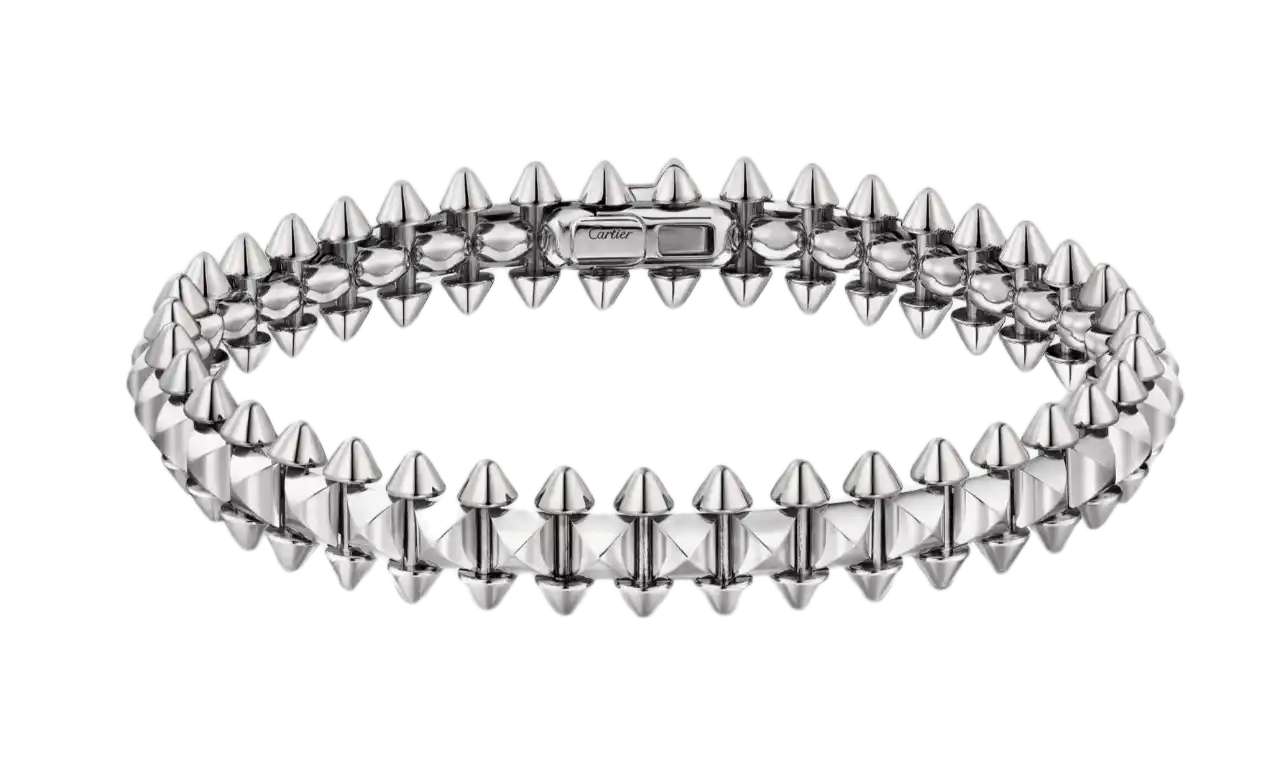 Clash de Cartier Bracelet, Flexible Medium Model - White Gold