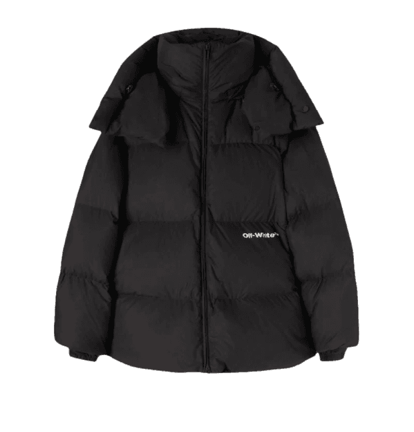 Off-White Bounce Hooded Down Puffer - Black