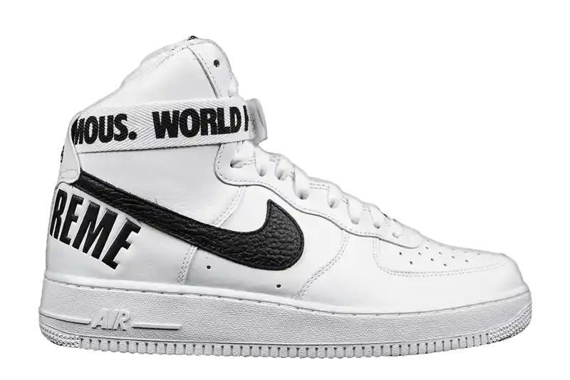 Nike Air Force 1 High - Supreme World Famous White