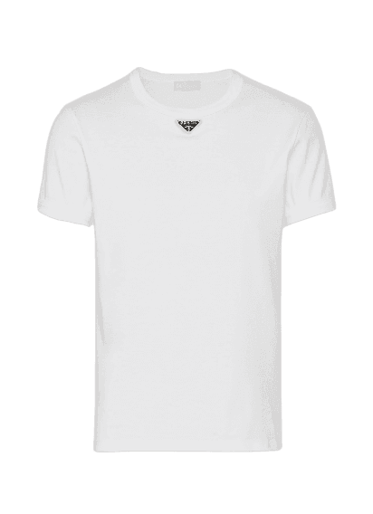 Prada Cotton T-Shirt - White