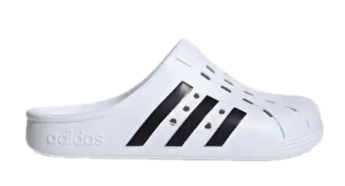 adidas Adilette Clog - White Black