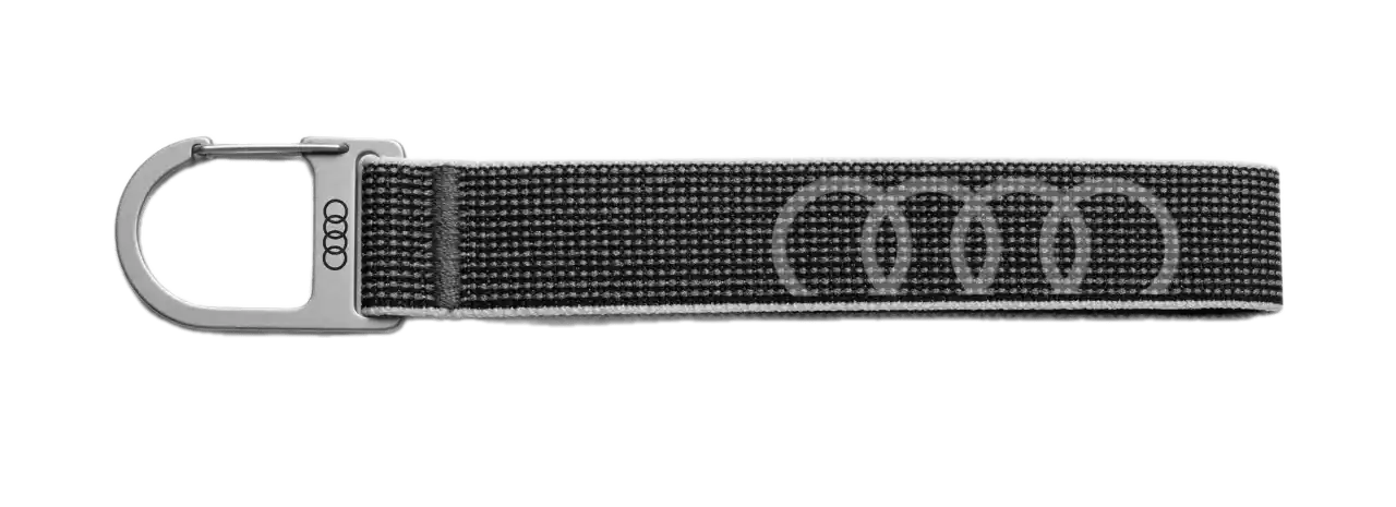 Audi Keyring Loop - Grey