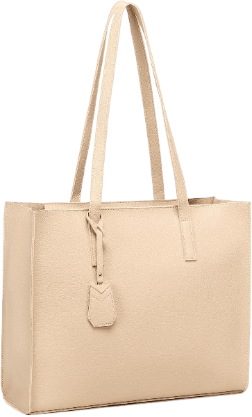 MORGLOVE Faux leather Tote Bags - Khaki