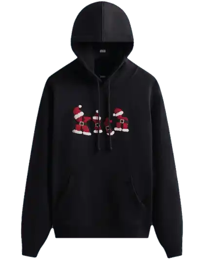 Kith Kithmas Tree Ornament Hoodie - Black