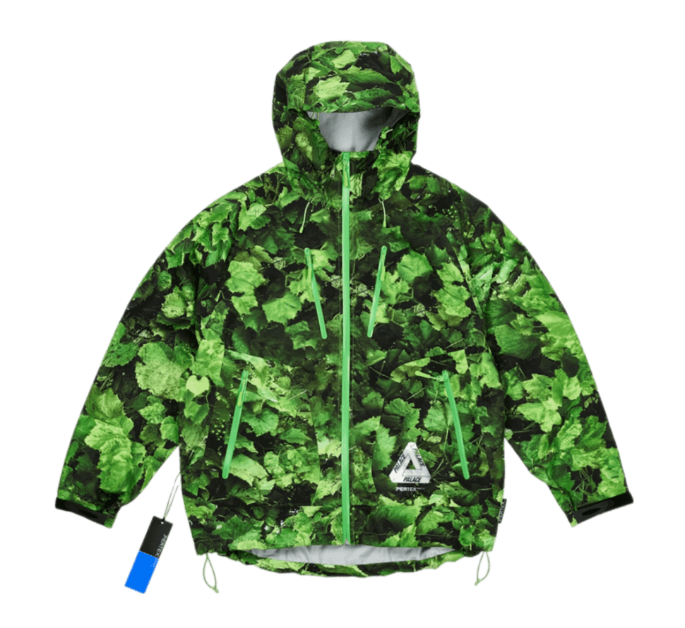 Palace Pertex 3L Armor Jacket - Leaf Print