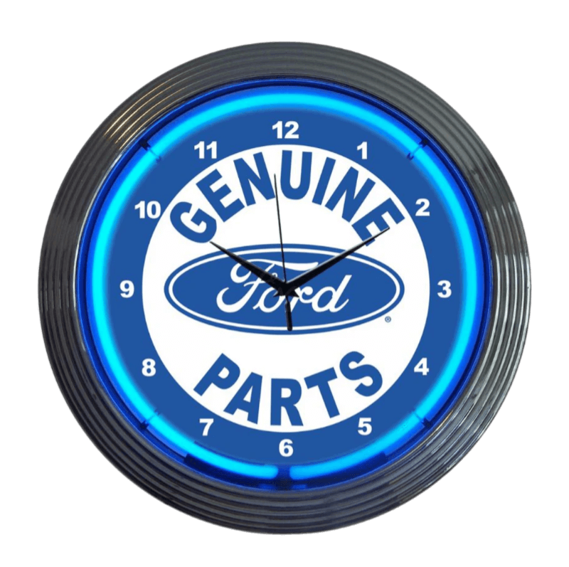 Ford Genuine Parts Neon Clock