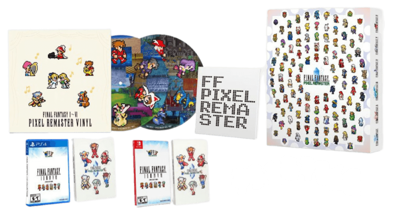 Square Enix Nintendo Switch Final Fantasy I-VI Pixel Remaster Anniversary Edition Video Game