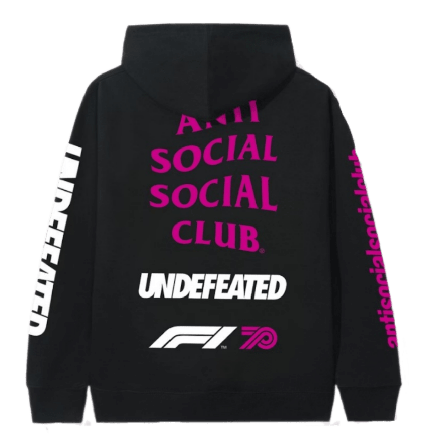 Anti Social Social Club UNDFTD X F1 Hoodie - Black