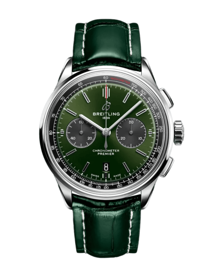 Breitling Premier B01 Green Dial - 42mm, Steel (2020)