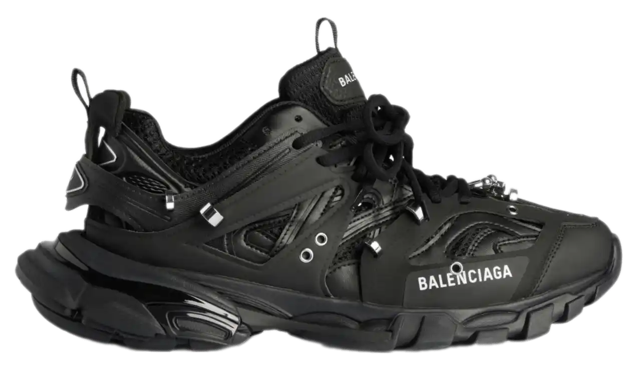 Balenciaga Track Piercing Sneaker - Black