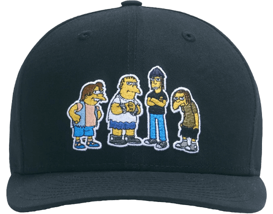 Kith x The Simpsons Bullies Low Crown 59Fiftey - Black