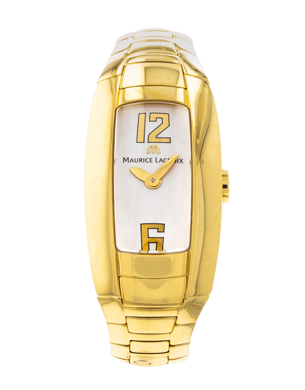 Maurice Lacroix Ladies Quartz White Dial - 20mm, Yellow Gold Plates (2004)