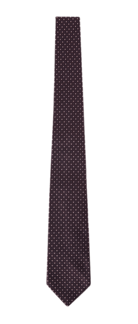 Loro Piana Twinkle Tie - Purple Wine