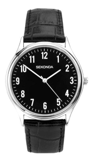 Sekonda Evans Classic Black Dial - 40mm