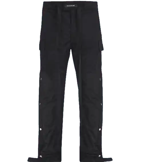 Fear of God Nylon Cargo Snap Pants - Black