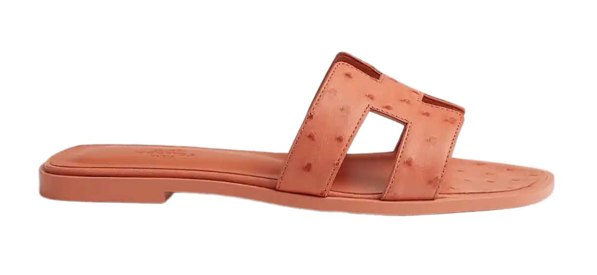 Hermès Oran Sandal - Orange Nacarat