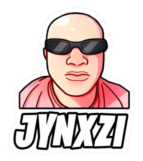 Jynxzi Cartoon Sticker