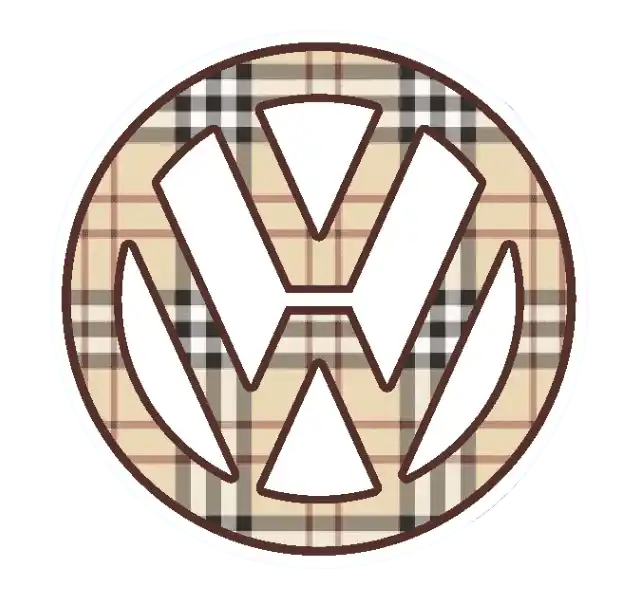 Burberry Sticker - "VW Logo"