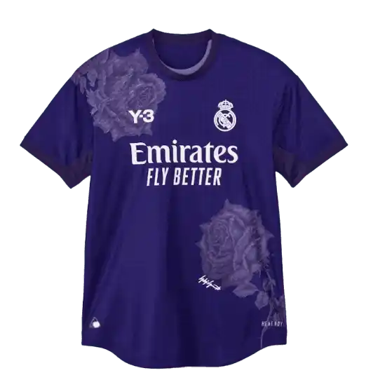 adidas Y-3 Real Madrid 23/24 Special Edition Trikot Authentic Jersey - Dark Purple