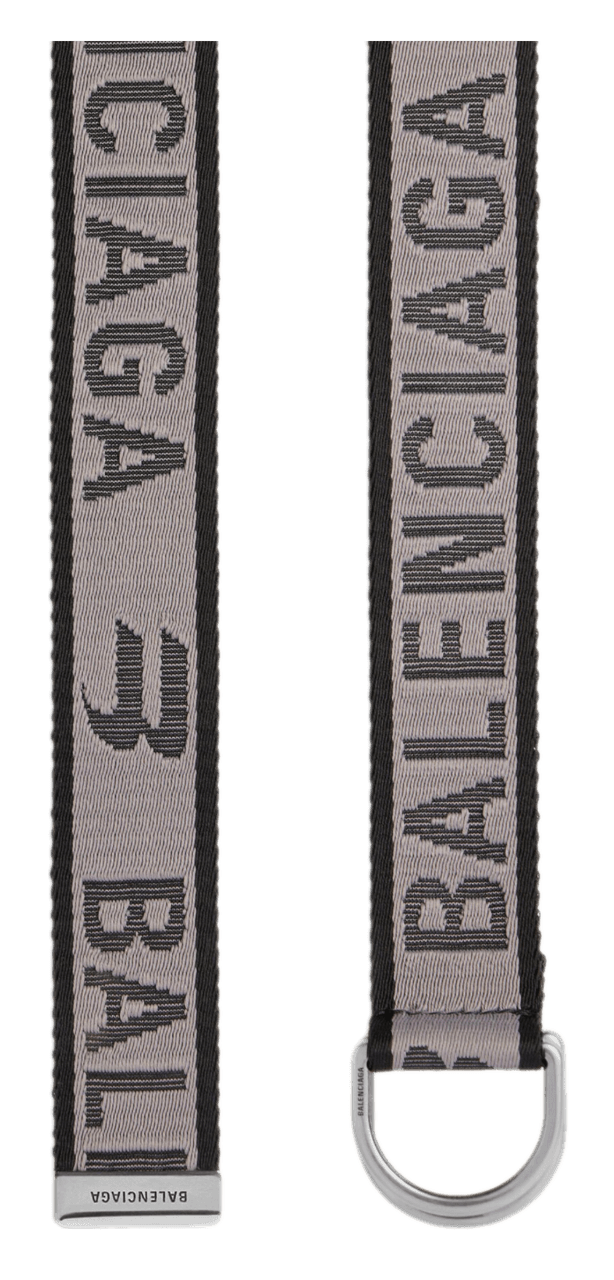 Balenciaga D Ring Belt - Grey