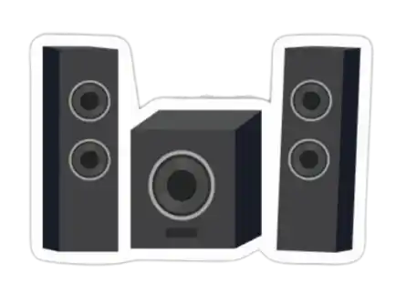 Speaker Sticker
