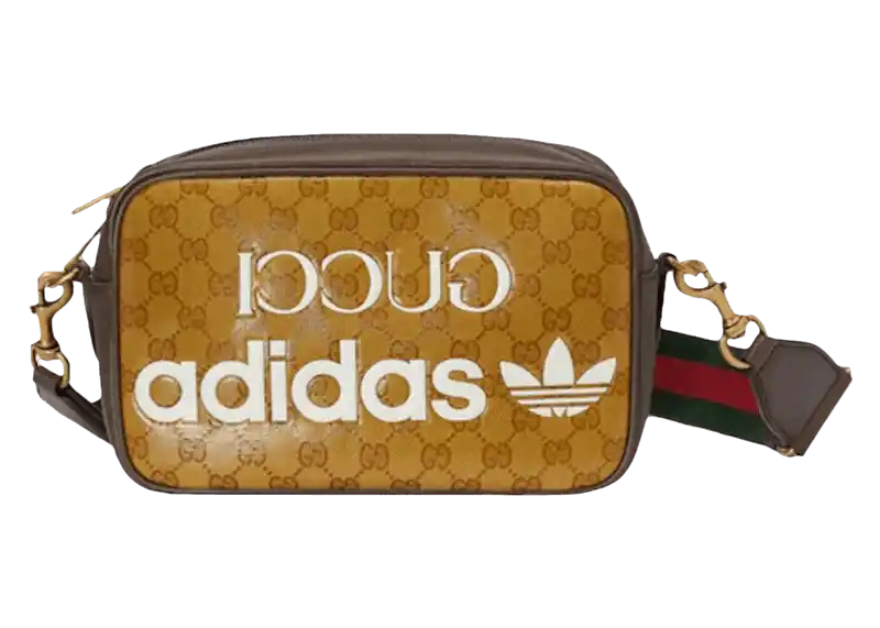 Gucci x adidas Small Shoulder Bag - Beige/Brown