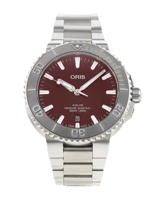 Oris Aquis Red Dial - 42mm, Steel (2024)