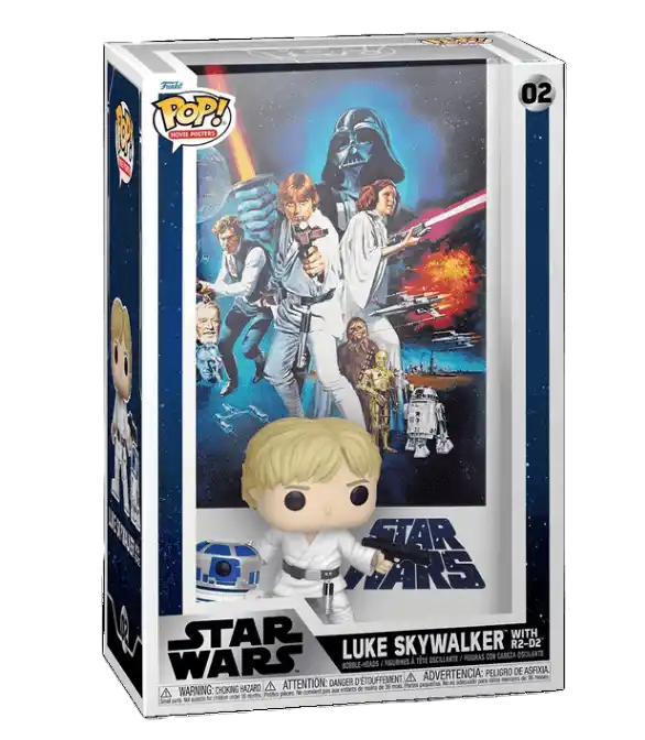 Pop! Movie Posters Luke Skywalker With R2-D2