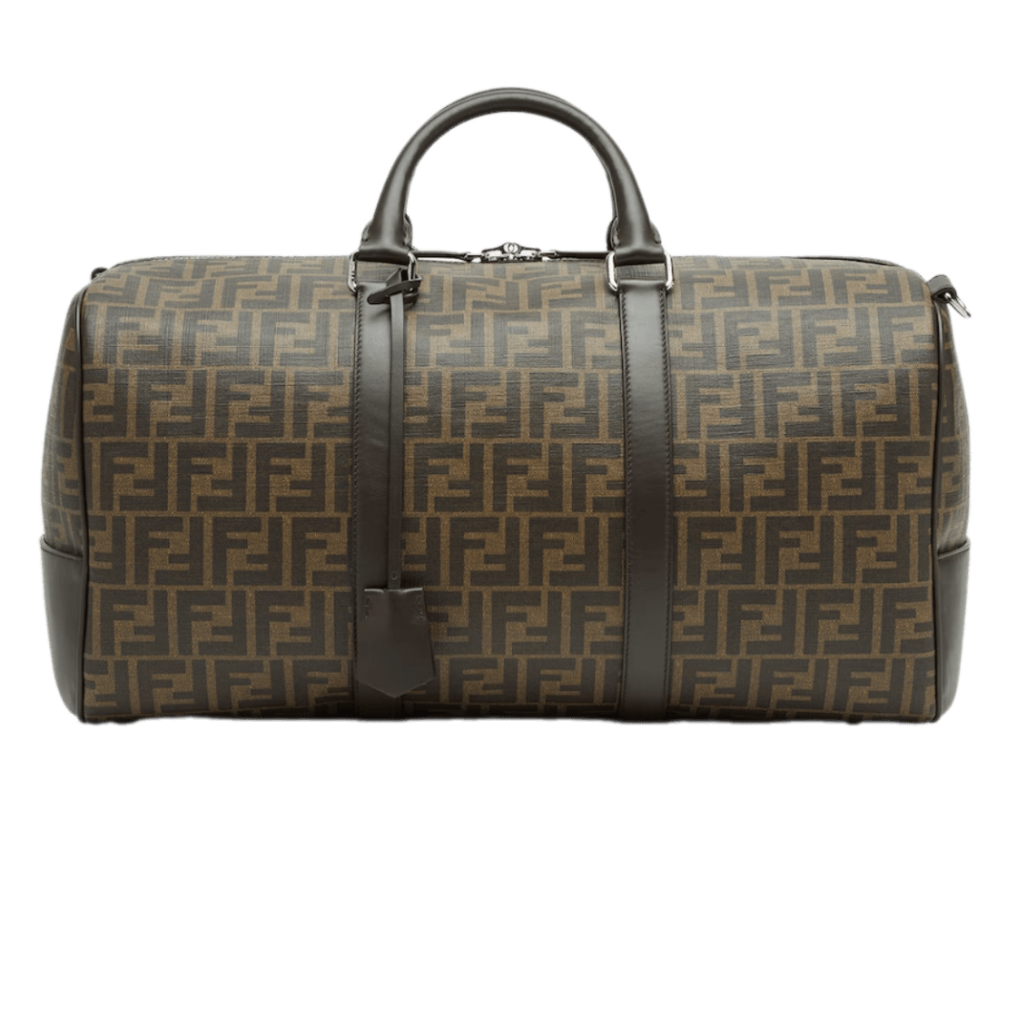 Fendi Medium FF Duffle - Brown