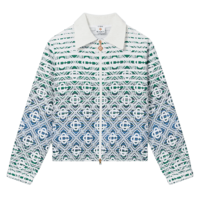 Casablanca Monogram Gradient Towelling Jacket - Multicolor