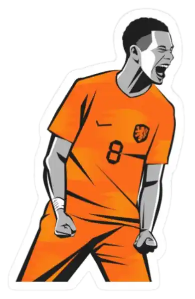 Cody Gakpo, Netherlands Sticker