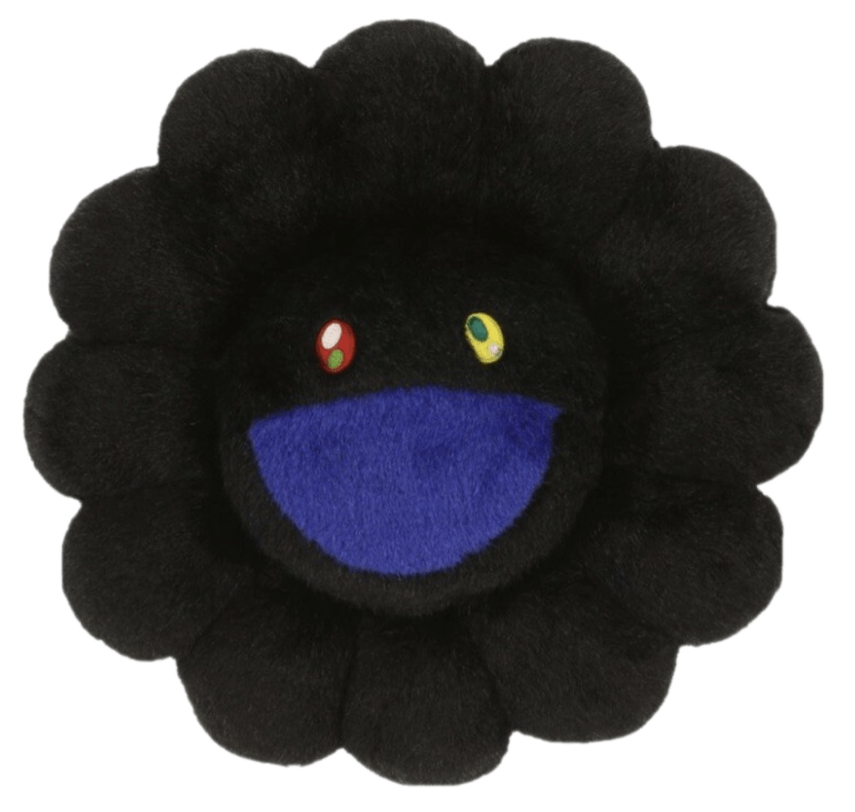Takashi Murakami Flower Plush 12-Inch - Black