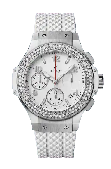 Hublot Big Bang Steel White Diamonds - 41mm, Steel, Diamonds