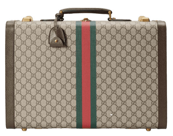 Gucci Savoy Medium Suitcase - Beige/Ebony